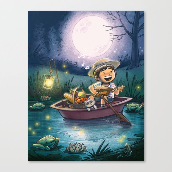 Pond Serenade Canvas Print