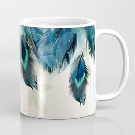 Beautiful Peacock Feathers Coffee Mug