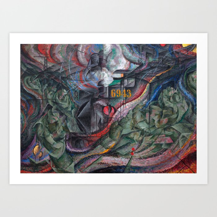 Umberto Boccioni - States of Mind I: The Farewells Art Print