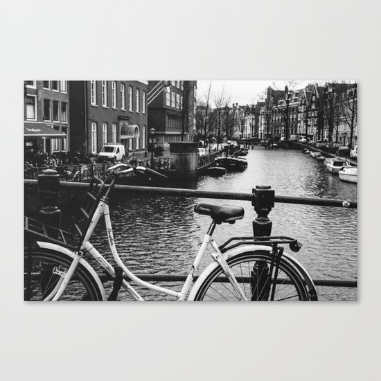 Amsterdam Bicycle Canvas Print