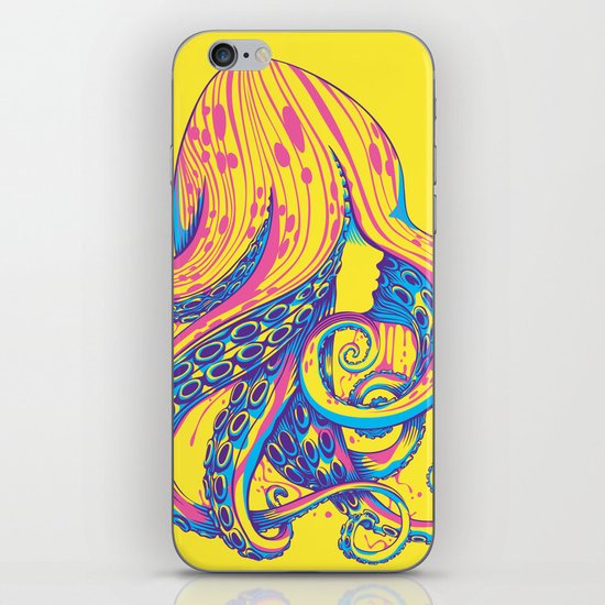Curls iPhone & iPod Skin