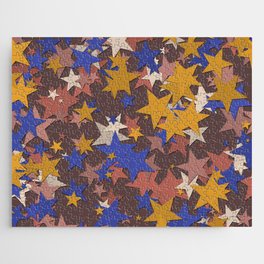 Terracotta and friends star pattern 2 Jigsaw Puzzle