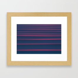 Endless swell lines Framed Art Print