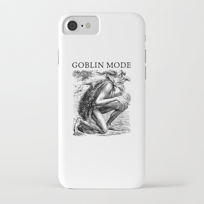Goblin Mode Goblincore Aesthetic Meme Joke iPhone Case