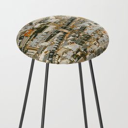 A Mosaic of Apartments in Paris, France. Counter Stool