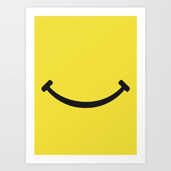Smile Art Print