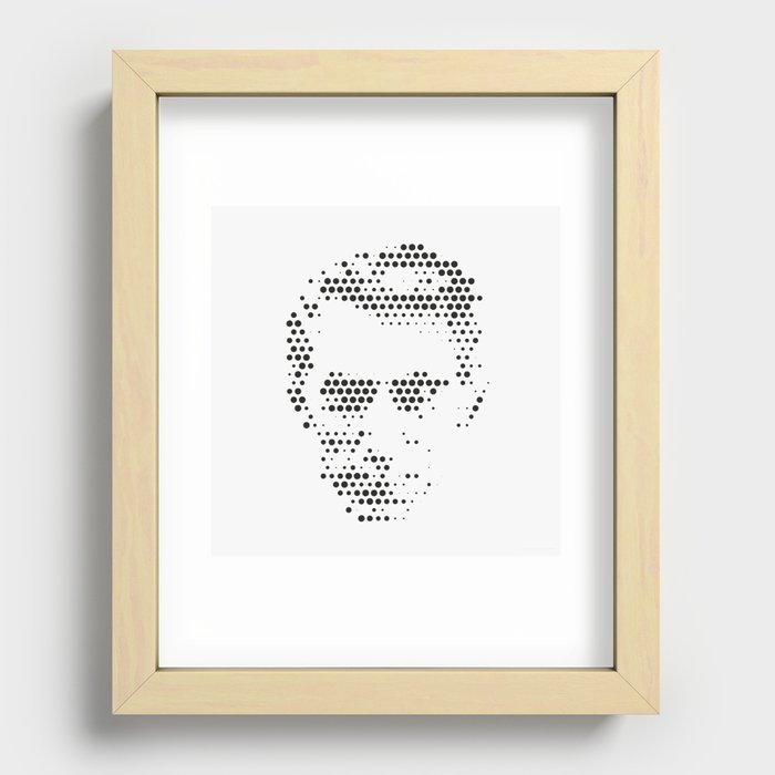 CLAUDE SHANNON | Legends of computing Recessed Framed Print