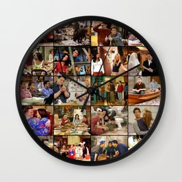 Friends Scene Collage Wall Clock | Movies & TV 