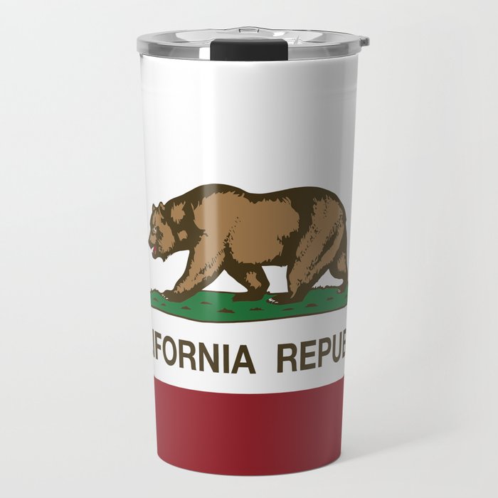 California Republic Flag Travel Mug