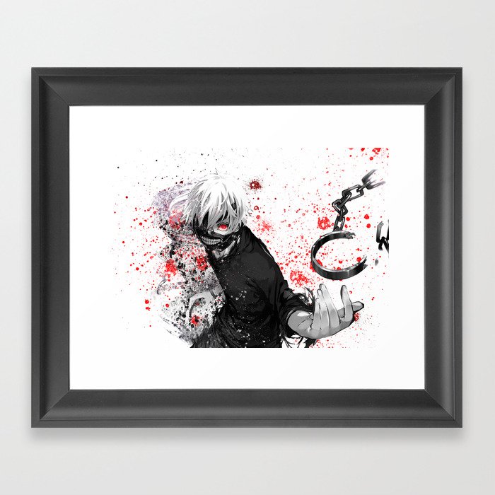 Tokyo Ghoul Ken Kaneki Framed Art Print by maxiposters ...