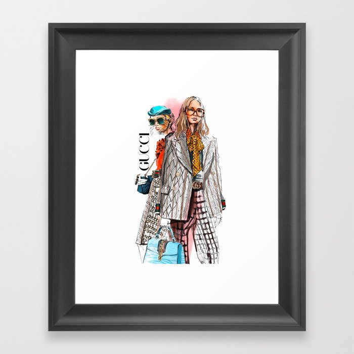 Gucci5 Framed Art Print