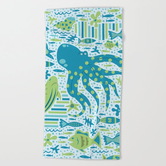 SEA PATTERNS Beach Towel