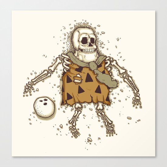 Mysterious fossil Canvas Print