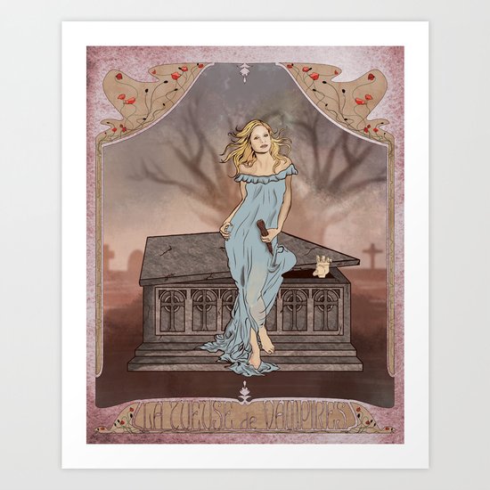 Boticelli/Art Nouveau Buffy Art Print