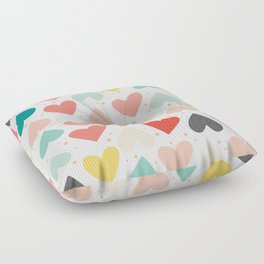 Be My Valentine - Heart Pattern  Floor Pillow