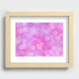 Party rose pink Recessed Framed Print