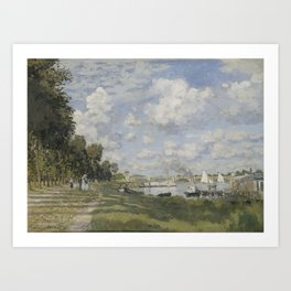 Bassin d'Argenteuil by Claude Monet Art Print