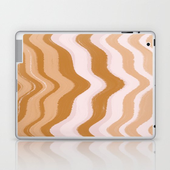Coffee and Cream Waves Laptop & iPad Skin