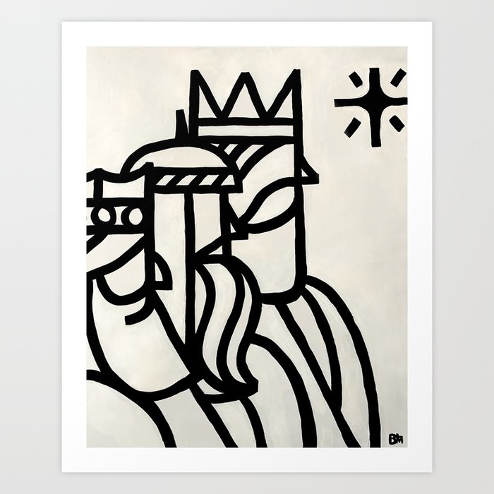 3 Kings Art Print