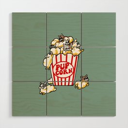 Popcorn Frenchie Wood Wall Art