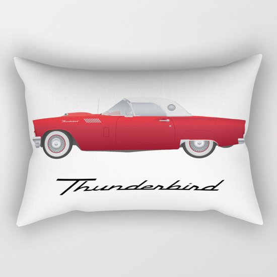 1957 Thunderbird Rectangular Pillow