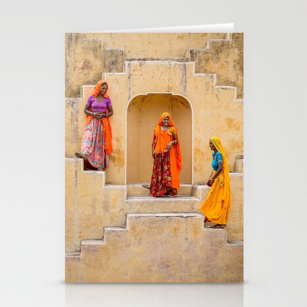 Amber Stepwell, Rajasthan, India Stationery Cards
