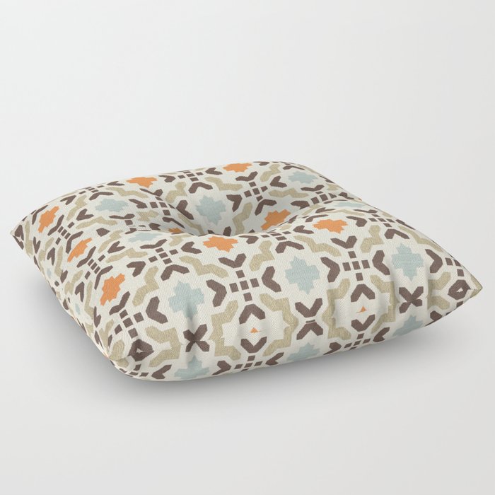 N240 - Oriental Boho Geometric Traditional Moroccan Style Floor Pillow