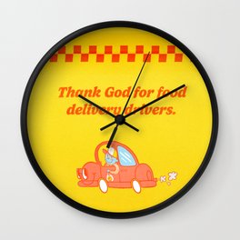 Wanna Get It Delivered? Wall Clock