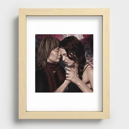 A Tango with Her Recessed Framed Print