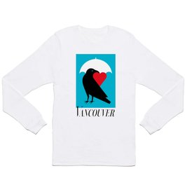 Vancouver's Canuck the Crow Long Sleeve T Shirt