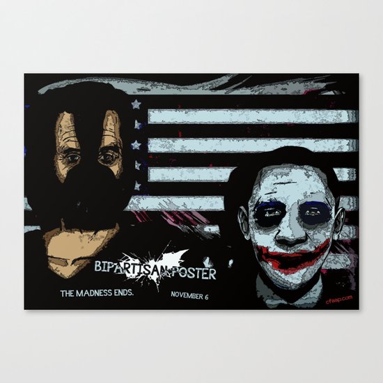 Bipartisan Poster Canvas Print