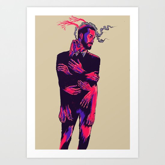 Not Myself Art Print