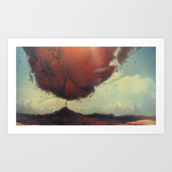 Brofist from God Art Print