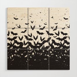 Bat Skies  Wood Wall Art