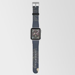 Palm Leaves and Butterflies Floral Prints Apple Watch Band