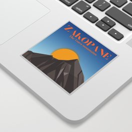 Zakopane Mountains Sticker