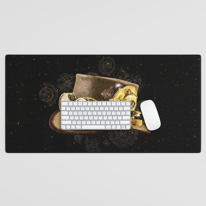 steampunk style hat Desk Mat