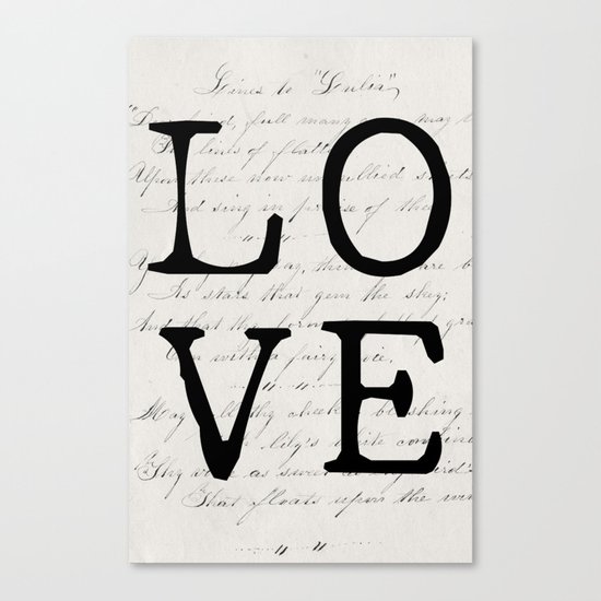 love Canvas Print