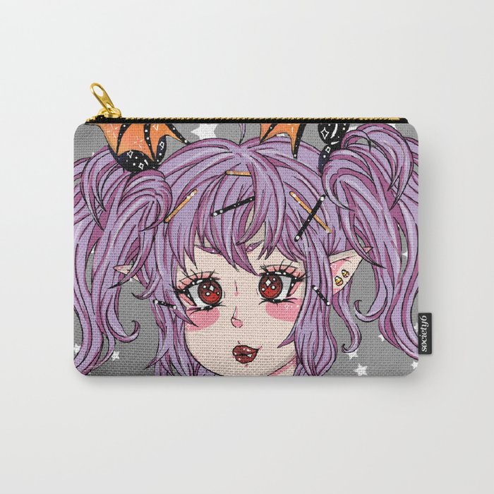 Cute Anime Vampire Girl Carry-All Pouch