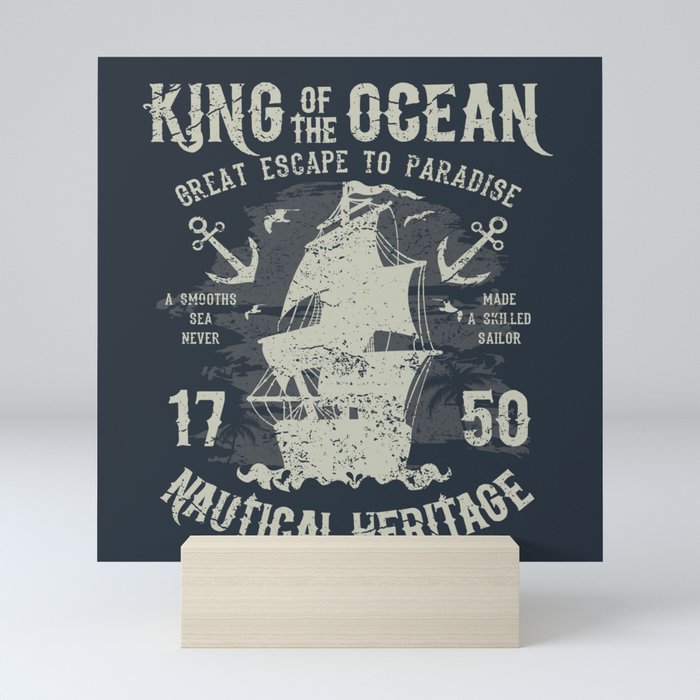 King of the Ocean Mini Art Print