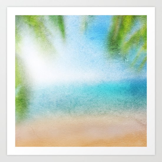 Tropical Sea #3 Art Print