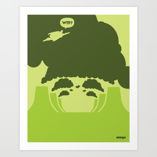 WTF? Super! Art Print