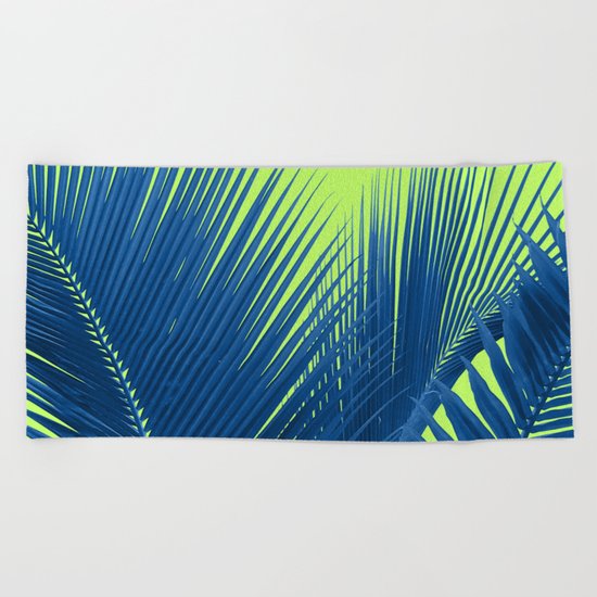 Let's Go Lime Beach Towel