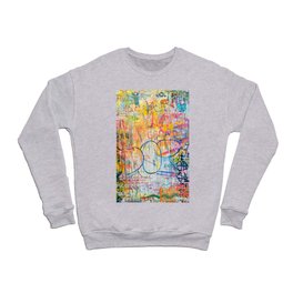 Graffiti Spray Paint Modern Abstract  Crewneck Sweatshirt