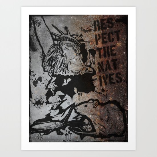 Locals Only - New York City. Art Print