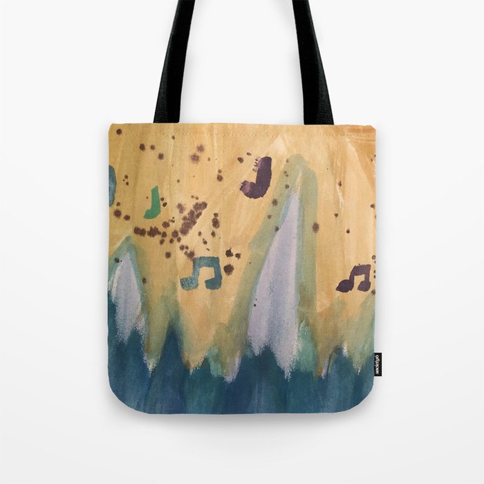 Musical Oceans Tote Bag