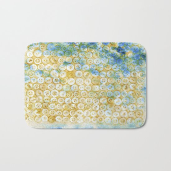 Buttons - JUSTART ©, digital art Bath Mat