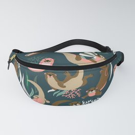 Otter Collection - Teal Palette Fanny Pack
