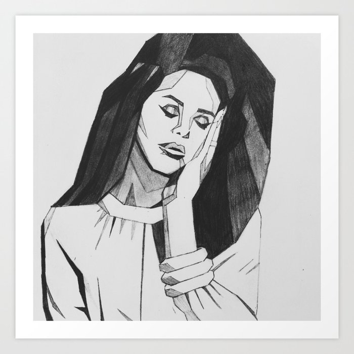 Lana Del Grey Art Print