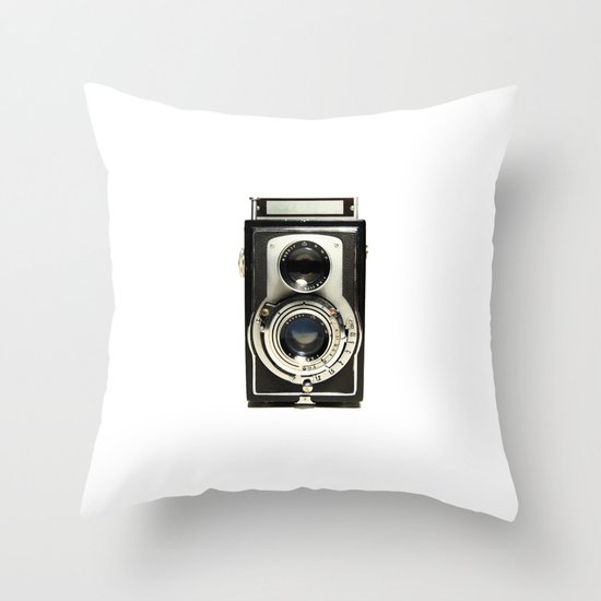 Vintage Camera Throw Pillow